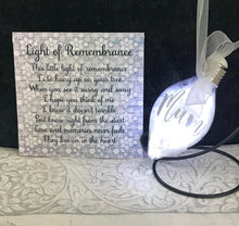 Load image into Gallery viewer, Memory & remembrance bulbs / baubles