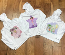 Load image into Gallery viewer, Personalised hoody / hoodies - gymnastics, ballet, football - so cute!!