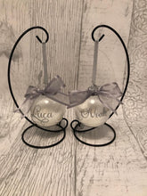 Load image into Gallery viewer, Personalised Baubles - Any colour, any font - Perfect Christmas Tree Decoration
