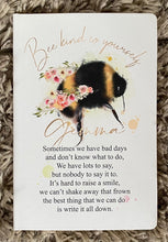 Load image into Gallery viewer, Personalised A6 Notebook, Lockdown present, ideal- Christmas Gift - fully customisable - Nurse Superpower and Bee Kind to yourself