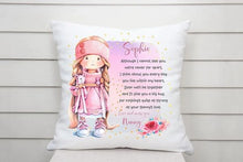 Load image into Gallery viewer, Miss You cushions - fully personalised with ANY name POST ON FB logo