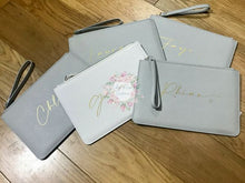 Load image into Gallery viewer, Personalised Clutch Bags - available in any colour!!