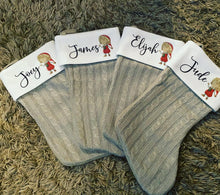 Load image into Gallery viewer, Stunning Personalised Christmas Stocking - any name available!!
