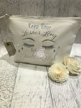 Load image into Gallery viewer, Stunning new style make up bag - can be personalised with any name!!
