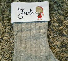 Load image into Gallery viewer, Stunning Personalised Christmas Stocking - any name available!!
