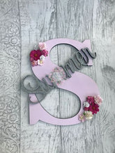 Load image into Gallery viewer, Stunning Personalised wooden name signs - ideal for walls / doors
