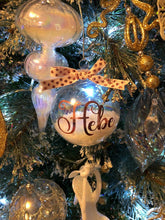 Load image into Gallery viewer, Personalised Baubles - Any colour, any font - Perfect Christmas Tree Decoration
