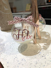 Load image into Gallery viewer, Personalised Baubles - Any colour, any font - Perfect Christmas Tree Decoration
