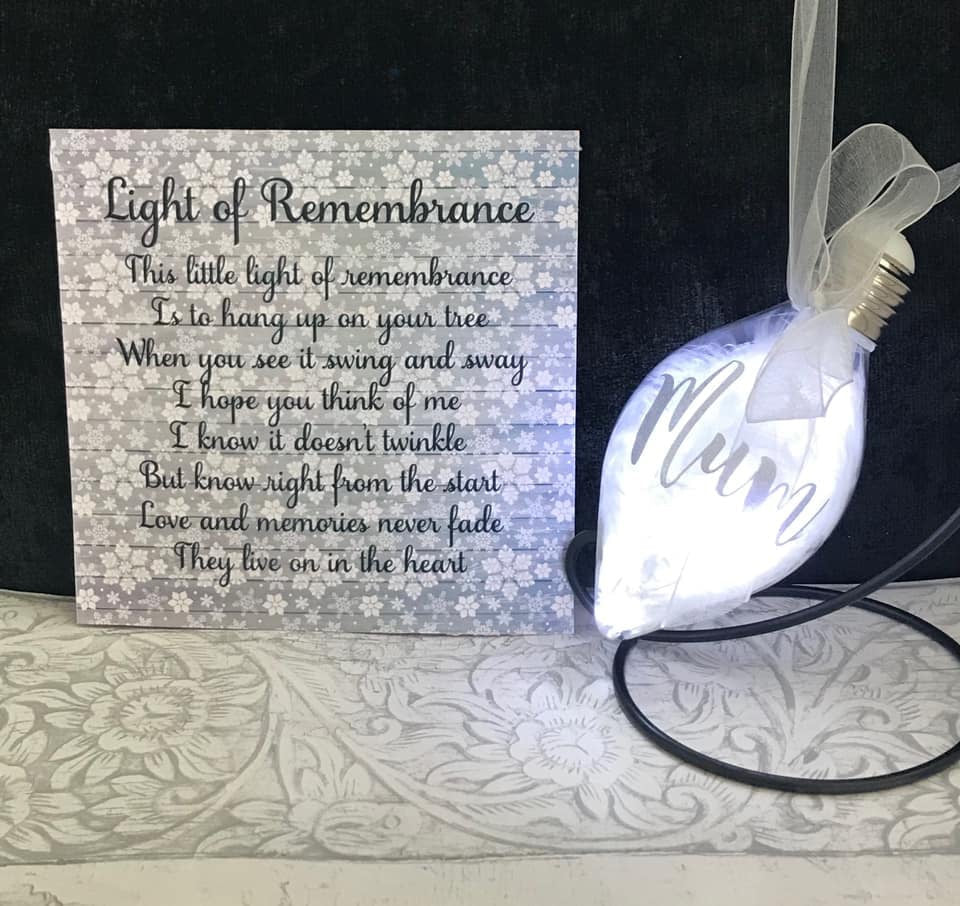 Memory & remembrance bulbs / baubles