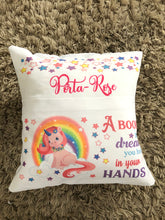 Load image into Gallery viewer, Personalised Pocket Cushions - Available in lots of designs!!!
