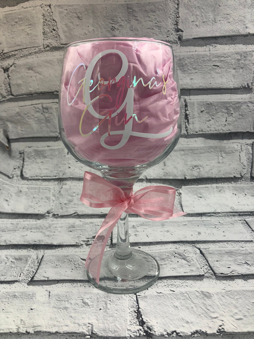 Personalised Gin Glasses - available in any design