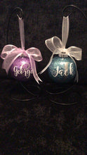 Load image into Gallery viewer, Personalised Baubles - Any colour, any font - Perfect Christmas Tree Decoration
