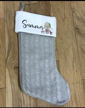 Load image into Gallery viewer, Stunning Personalised Christmas Stocking - any name available!!
