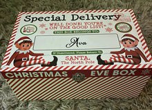 Load image into Gallery viewer, Personalised Christmas Eve Box!! Any name possible - Fully Wooden
