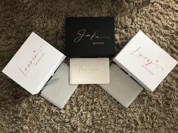 Stunning Wedding / Bridesmaid boxes - ideal for our personalised items POST ON FB logo
