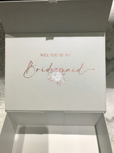 Load image into Gallery viewer, Stunning Wedding / Bridesmaid boxes - ideal for our personalised items POST ON FB logo
