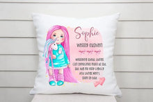Load image into Gallery viewer, Worry Cushion - ideal for your children if they are anxious in the current situation
