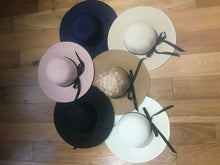 Load image into Gallery viewer, Stunning personalised summer hats - any name possible - various colours!!
