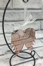 Load image into Gallery viewer, Memory / angel hanging sign - personalised with any wording
