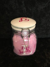 Load image into Gallery viewer, Personalised sweet jar - any colour and any font available POST ON FB logo
