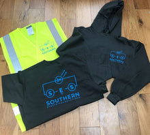 Load image into Gallery viewer, New range of work wear - mens hoodys, t-shirts and high-vis vests

